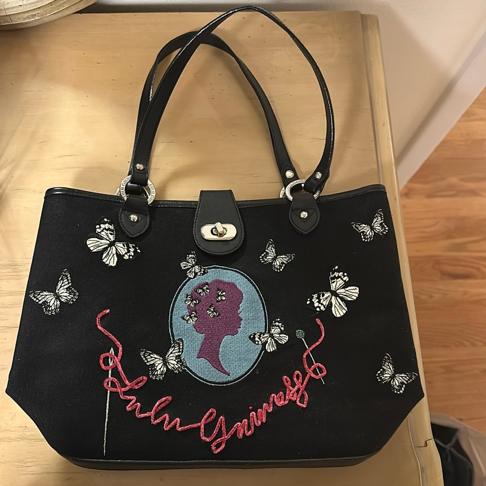 Lulu Guinness handbag with butterfly motif